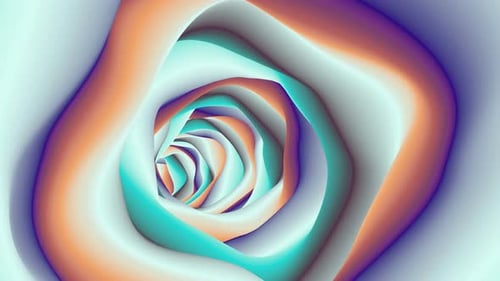 Tunnel Abstract Trend Colors Technology Endless Able To Loop Seamless