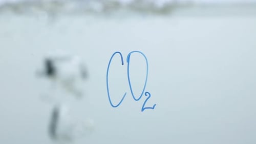 Bubbles Forming Near Carbon Dioxide Formula