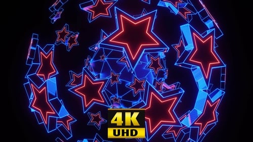 Planet Of The Stars Blue 4K