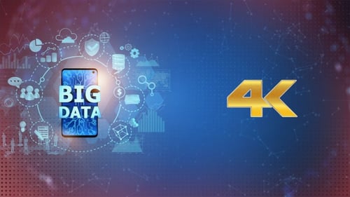 Big Data on Mobile Phone - Left Side (4K)