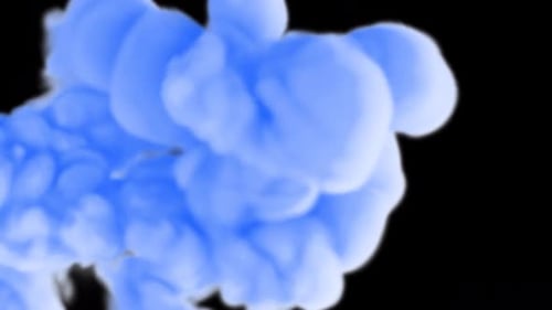Blauer Rauch bewegt sich 4