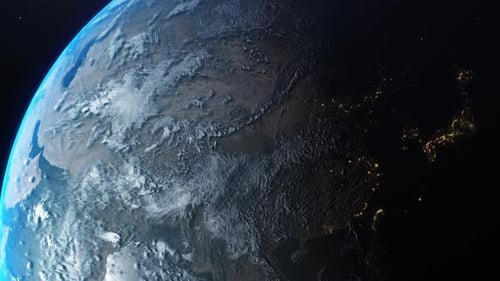 Planet Erde aus dem Weltraum