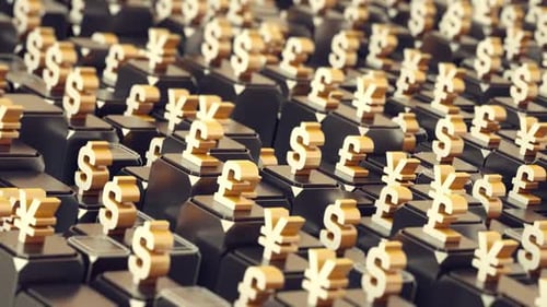 Economy Background (Depth Of Field) Loop