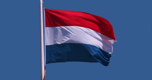 Flag Waving in the Wind