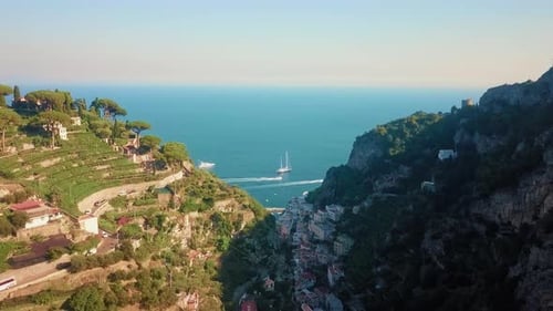 Scala, Amalfi Coast Aerial