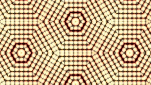 Abstract Geometric Pulsating Light Pattern Background