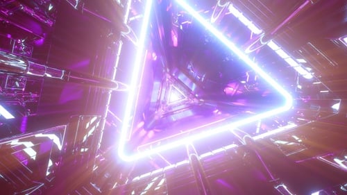 Vj Sci Fi Light Tunnel