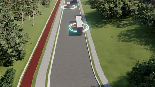 Autopilot Truck Gps Driverless Vehicle