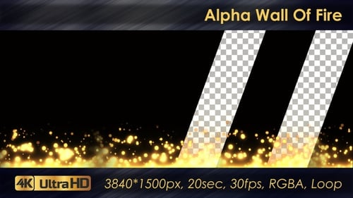 Alpha-Mauer aus Feuer