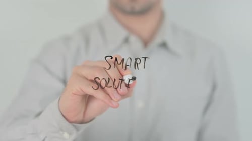 Smart Solutions Writing on Screen with Hand