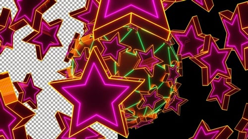 Rainbow Planet Of Stars ProRes Alpha HD