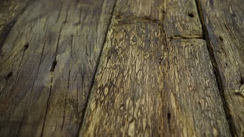 Rustic Wooden Planks with Weathered Texture
