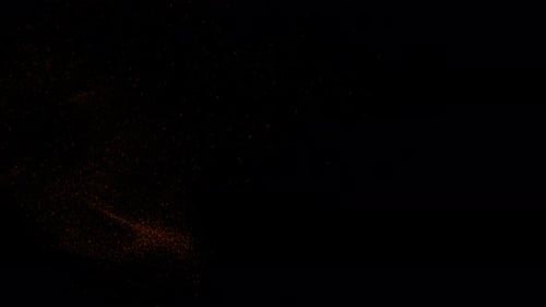 Abstract Dark Background with Red Particle Scatter