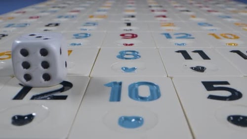 Traditional Legendary Gamble Okey Game Pieces with Colorful Numbers