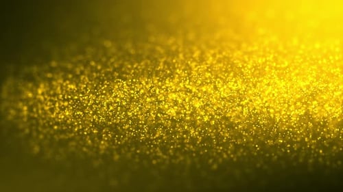 Abstract Golden Particle Flowing Background Loop