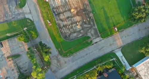 Aerial View of Houston Texas US