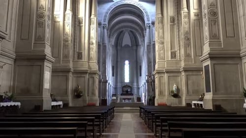 Interior Of Catholic Church