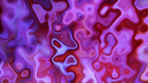 Blau Rot Glatte Marmor Flüssigkeitsanimation