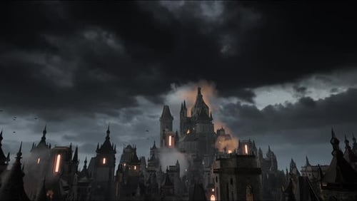 Animación de fondo de fantasía oscura 2