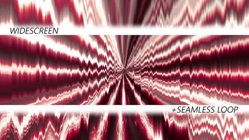Abstract Light Waves Energy Tunnel Background Seamless Loop