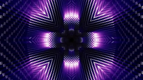 4k Abstract Carbon. Looped Tunnel