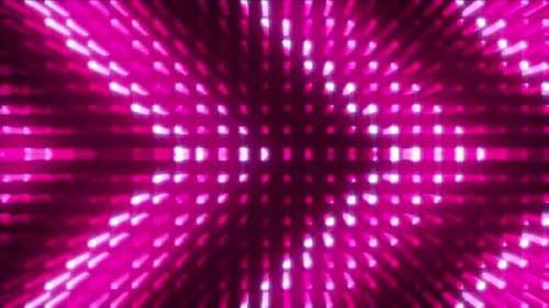 Energetic Pink Neon Grid Lights for Events