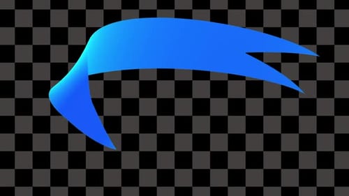 Abstract Fluid Blue Shape Transition Pack