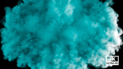 Fluid Smoke Burst Reveal Transition