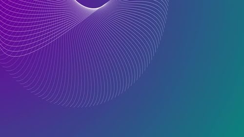 Abstract Wavy Lines Gradient Background Animation
