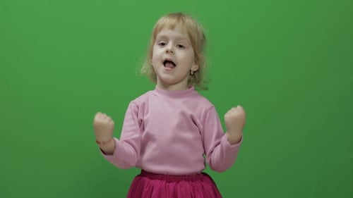 Happy Three Years Old Girl