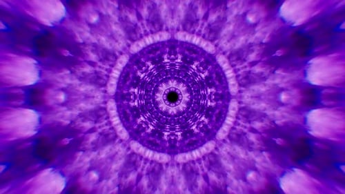 Hallucination Purple Plasma Tunnel Loop 4K 02