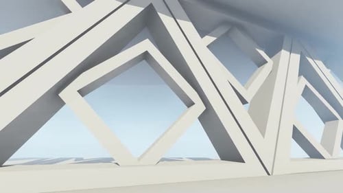 Corporate Background, Futuristic Architecture Concept F