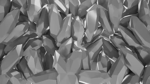 Abstract Geometric Crystal Background Animation