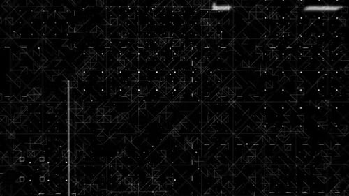 Futuristic Digital Grid Network Background Reveal