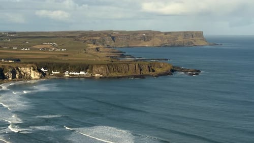 Whitepark Bay in County Antrim, Northern Ireland