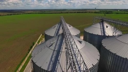 Storage Facility for Soy and Wheat Grains