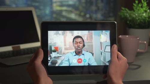 Video Calling to the Call Center on Tablet