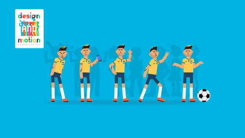 D&M Character Kit: Soccer Player Brazil