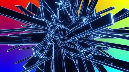 Magic Glass ProRes Alpha 4K azul