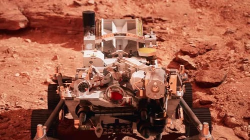 Autonomous Rover Exploring the Martian Surface