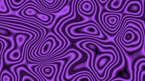 Abstract Purple Wavy Fluid Motion Background Loop