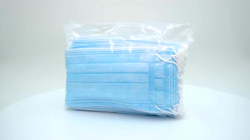 Sealed Pack of Medical Face Masks for Protection