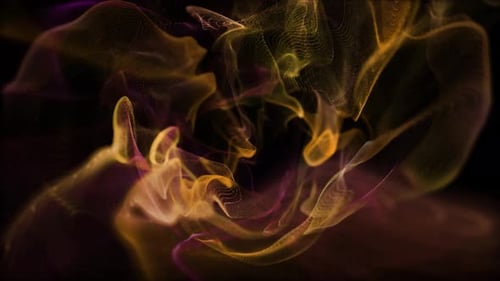 Premio Gold Fluid Particles 4K