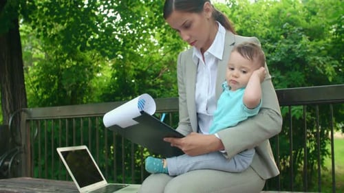 Working Single Mother