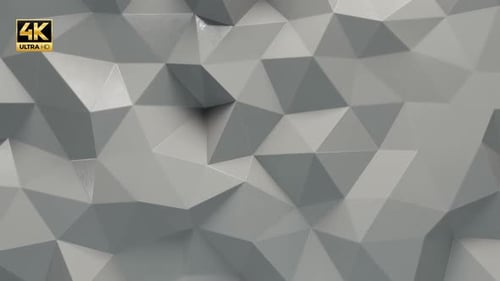 Abstract Low Poly Geometric Background Loop
