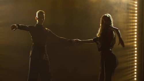 Sensual Rumba Dance Performed By a Pair of Professional Ballroom Dancers