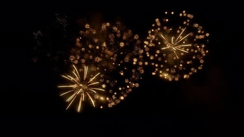 Fireworks Show With Grand Finale