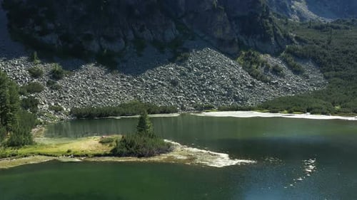 Flight Over Fish Lake Vasilashko 3