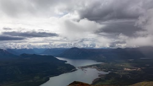Laps de temps de Carcross au Yukon, Canada