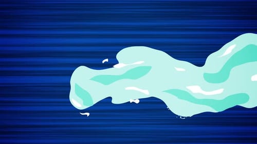 Animated Fluid Liquid Splash Transition